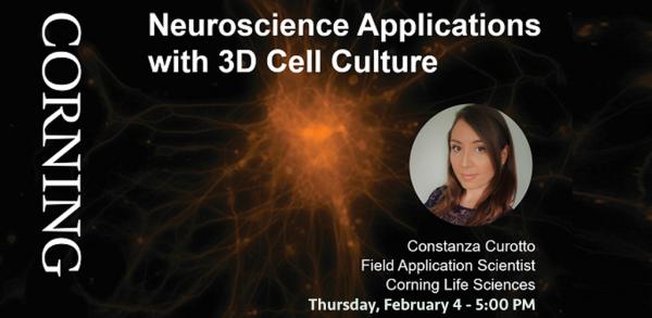 Webinar Corning- Neuroscience Applications with 3D Cell Culture