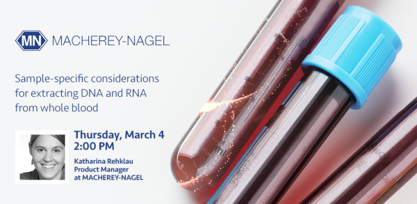 Webinar: Sample-specific considerations for extracting DNA and RNA from whole blood