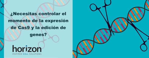 ¿Necesitas controlar el momento de la expresión de Cas9 y la edición de genes?