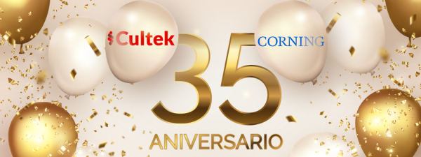 Cultek celebra su 35º aniversario como distribuidor de Corning