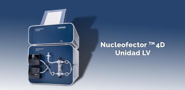 Nucleofector™ 4D: transfección a gran escala